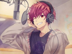 2d anime guy cute smile with headphones with hoodie on Craiyon-demhanvico.com.vn