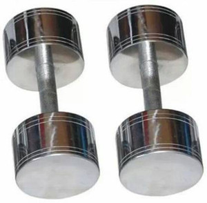 Hridya Trade Pair of 7.5 kg X 2 Steel Dumbbell Fixed Weight