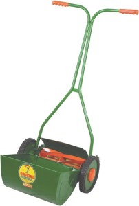 Sharpex Classic Push Manual Lawn Mower with Grass Catcher (Multicolour)