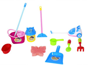 ananya kart Doll Cleaning Set Mini Dollhouse Accessories House