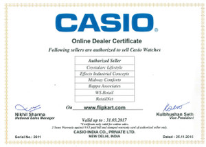 Casio authorized online retailers best sale