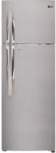 LG 308 L Frost Free Double Door Top Mount 3 Star Convertible Refrigerator(Shiny Steel, GL-T322RPZX)
