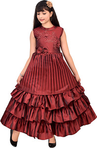 Flipkart gown for girls cheap