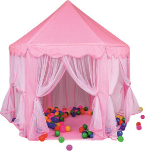 Mother s Love BABY TENT HOUSE KIDS CASTLE TENT HOUSE PLAY TENT HOUSE FOR BOYS AND GIRLS INDOOR AND OUTDOOR PLAY TENT HOUSE FOR KIDS AGE 1 YEAR ONWARDS PINK