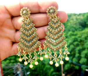 Long and heavy best sale earrings
