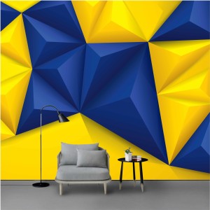 Water drop Wallpaper 4K Ripple Blue Yellow Abstract 2989