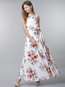 White color one piece dresses 2025