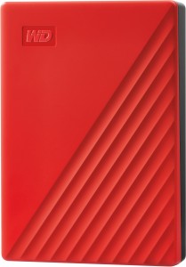 WD 5 TB External Hard Disk Drive with  5 TB  Cloud Storage(Red)