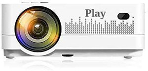 PLAY MP1-A Smart WIFI 3D 4k Full HD LED Recently Launched Android 8.0 Projector|Genuine Multifunction|Home Office & Entertainment|Bluetooth 4D keystone|300-inch Display |1920x1080P Portable Mini Digital Projector|VGA, USB, HDMI | Home Theater (4500 lm / Wireless / Remote Controller) Portable Projector