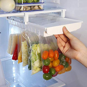 KolorFish Fridge Organizer Bag Organiser for Fridge with 6PCS Matching Storage Bags Best Solution to Leftovers Zipper Bag Tray Ziplock Holder Rack White Fridge Door Shelf Price in India Buy KolorFish ...