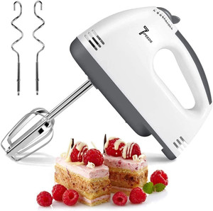 BASEL 7 Speed Egg Beater Lassi Mixer Grinder Butter Milk Maker Cakes Hand Mixer 260 W Hand Blender White Plastic Spiral Whisk Price in India Buy BASEL 7 Speed Egg Beater