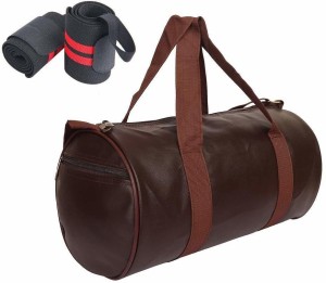 Raizex Combo Set of Gym Bag Duffel Bag with Wrist Support Band for Daily Exercise Gym Duffel Bag
