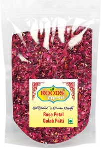 DHAWAK Edible Dried Rose Petals, [Sun Dried Gulab Patti] 250 Gram 