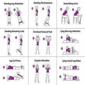 Printable resistance band leg workouts hot sale