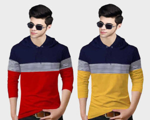 FastColors Boys Colorblock Pure Cotton Regular T Shirt Round Neck Flipkart