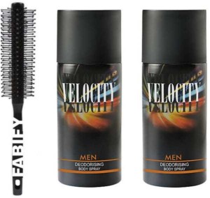 Velocity discount body spray