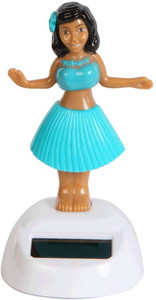 Solar dashboard outlet hula girl