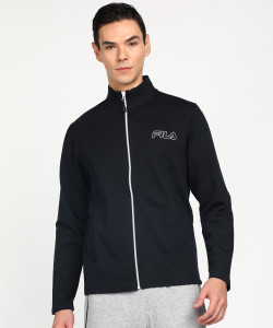 FILA Full Sleeve Solid Men Jacket Buy FILA Full Sleeve Solid Men