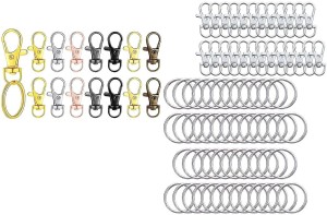 DIY Crafts Snap Hooks with Key Rings, Metal Lanyard Keychain Hooks Key  Chain Clip Hooks Key Chain Price in India - Buy DIY Crafts Snap Hooks with  Key Rings, Metal Lanyard Keychain