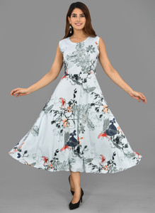 Jaipur Skirt Women A line Grey White Dress Buy Jaipur Skirt