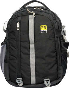 FB FASHION 15.6 inch Laptop Backpack Black Price in India
