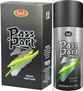 MONET PASSPORT PERFUME 60ML PASSPORT DEO 150ML Deodorant Spray