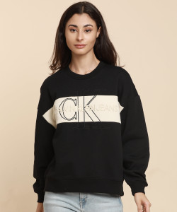 Calvin Klein Jeans Full Sleeve Printed Women Sweatshirt Buy Calvin Klein Jeans Full Sleeve Printed Women Sweatshirt Online at Best Prices in India Flipkart