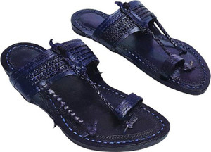 Blue kolhapuri chappal 2025