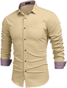 Cream Mens Shirts - Buy Cream Mens Shirts Online at Best Prices In ...