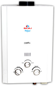 BAJAJ 6 L Gas Water Geyser (Majesty Duetto Gas Water Heater (PNG), White)