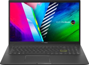 ASUS VivoBook K15 OLED (2021) Ryzen 5 Hexa Core 5500U - (8 GB/1 TB HDD/256 GB SSD/Windows 11 Home) KM513UA-L502WS Thin and Light Laptop(15.6 inch, Indie Black, 1.80 kg, With MS Office)