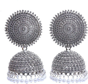 Ash colour earrings online