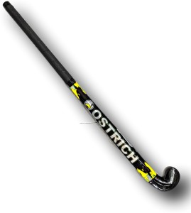 Ostrich YELLOW Practice Field 36'' Wooden Hockey Stick Just For Practice Purpose Not For Professional Use Hockey Stick - 36 inch