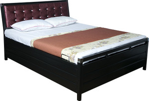 M R Steel furniture Metal Single Bed with Hydraulic Storage
