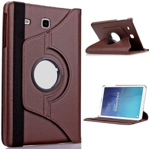 Mobilejoy Flip Cover for Samsung Galaxy Tab E (9.6 inch) SM- T560, T561,T565, T567V 360 Rotating Leather Case