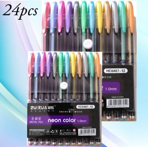 Flipkartcom  D INSTA ROCK Highlighter Metal Glitter and Pastel Neon Gel  Pen neon gel pen A pulse perfect neon pen Nib Sketch Pens 