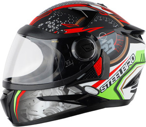 Steelbird SBH 17 Ignimeter Full Face ISI Certified Graphic Helmet