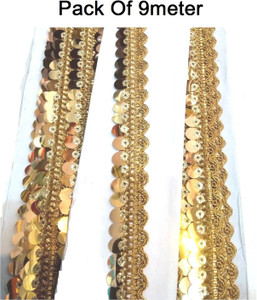 Golden lace hot sale design