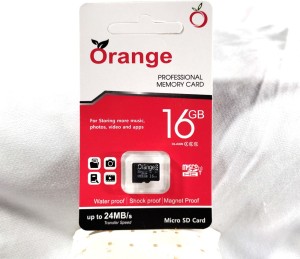 orange HC 16 GB MicroSD Card Class 10 100 MB/s  Memory Card