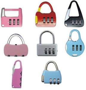 offlic Set of 3 Mini safety number lock for luggage Bag Multicolor Multi design Padlock Buy offlic Set of 3 Mini safety number lock for luggage Bag Multicolor Multi design Padlock