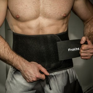 frokht Premium Sweat Belt & Waist Trimmer, Adjustable Slimming
