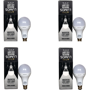Elza Lumos Inverter Bulb 9 Watt LED Bulb for Home Base B22 pack of