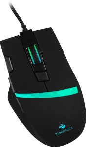ZEBRONICS Zeb- Tempest Wired Optical  Gaming Mouse
