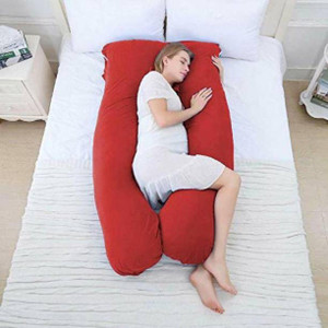 Veronica pregnancy pillow Polyester Fibre Solid Pregnancy Pillow