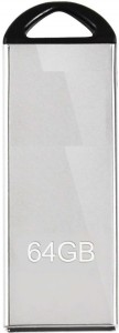 capnicks 64 GB USB Flash Drive Pendrive for Laptop Desktop Mobile 64 GB Pen Drive(Silver)