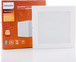 PHILIPS 22w LED Square Star Surface Warm White Downlight Pack
