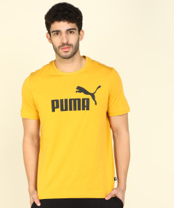 Yellow puma t shirt hotsell