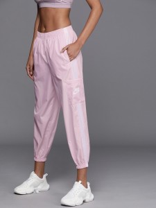 NIKE Solid Women Pink Track Pants - Buy NIKE Solid Women Pink