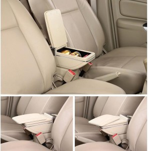 PRTEK Universal Car Armrest Center Console Pad,PU Leather Car Armrest Seat Box  Cover Protector Protects from Dirt,Damage,Pet Scratches,Old Damaged Consoles  (Beige) Car Armrest Price in India - Buy PRTEK Universal Car Armrest Center  Console