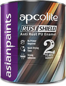 Asian Paints APCOLITE RUSTSHIELD ANTI RUST PU ENAMEL BLACK 1 LTR. BLACK Enamel Wall Paint Price in India Buy Asian Paints APCOLITE RUSTSHIELD ANTI RUST PU ENAMEL BLACK 1
